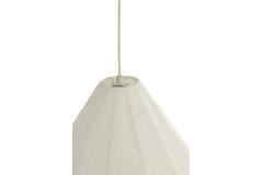 Hanging lamp Ø45x36 cm SARELLA paper white