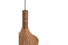 Hanging lamp Ø42,5x56 cm NEMZOR rattan brown