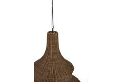 Hanging lamp Ø52x66,5 cm NEMZOR rattan brown