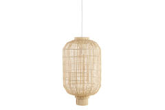 Hanging lamp Ø37x64,5 cm DORZAN rattan natural