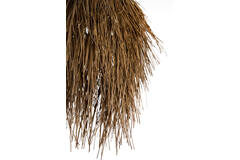 Hanging lamp Ø45x60 cm ARISCO rattan dark brown