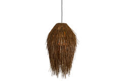 Hanging lamp Ø54x74 cm ARISCO rattan dark brown