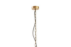 Hanging lamp Ø24x45 cm SØSTRENE antique bronze+glass