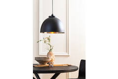 Hanging lamp Ø45x32 cm KYLIE black-nickel
