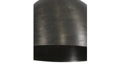 Hanging lamp Ø45x32 cm KYLIE dark raw nickel