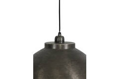 Hanging lamp Ø45x32 cm KYLIE dark raw nickel