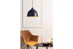 Hanging lamp Ø30x26 cm KYLIE black-gold