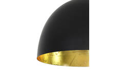 Hanging lamp Ø30x26 cm KYLIE black-gold