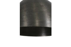 Hanging lamp Ø30x26 cm KYLIE dark raw nickel