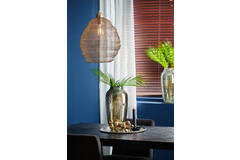 Hanglamp Ø38x42 cm NINA gaas antiek brons