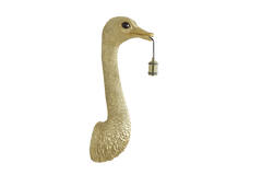 Wandlamp 25x19x72 cm OSTRICH goud