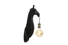 Wall lamp 20,5x19x61 cm GIRAFFE matt black