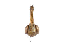 Wandlamp 33x28x63 cm PELICAN antiek brons