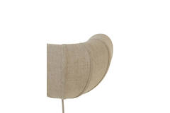 Wall lamp E14 30x16x19 cm ZOSIA linen natural