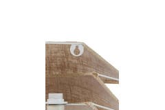 Wall lamp E14 28x14x19 cm WARIDO linen natural
