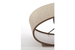 Shade oval straight slim 30-15-25 cm CADEN beige