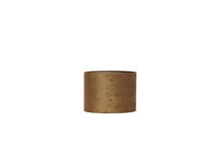 Pantalla de lámpara ovalado recto y estrecho 38-17,5-19 cm GEMSTONE bronce