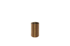 Pantalla de lámpara ovalado recto y estrecho 38-17,5-19 cm GEMSTONE bronce