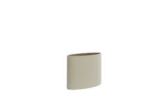 Pantalla de lámpara ovalado recto y estrecho 45-21-32 cm BOLERO blanco