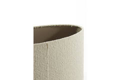 Pantalla de lámpara ovalado recto y estrecho 45-21-32 cm BOLERO blanco
