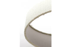 Pantalla de lámpara ovalado recto y estrecho 45-21-32 cm BOLERO blanco