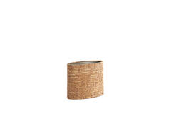 Kap ovaal recht smal 30-15-25 cm OSIRE terra-bruin