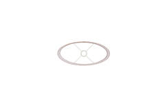 Shade oval straight slim low 38-17,5-19 cm STONE beige