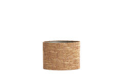 Kap ovaal recht smal 38-17,5-28 cm OSIRE terra-bruin
