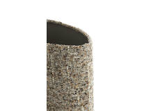 Shade oval straight slim 38-17,5-28 cm OSIRE grey-brown