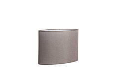Kap ovaal 45-21-32 cm BRANFO linnen donker bruin