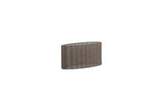Shade oval straight slim 45-21-22 cm DISLI linen brown