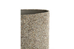 Shade oval straight slim 45-21-32 cm OSIRE grey-brown
