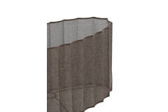 Shade oval straight slim 58-24-27 cm DISLI linen brown
