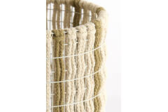 Shade cylinder 21-21-31,5 cm SIMBELIN cream+olive green