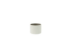 Shade cylinder 20-20-15 cm BOUCLE white