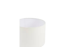 Shade cylinder 30-30-21 cm LINEN egg white