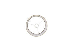 Shade cylinder 30-30-21 cm LINEN light grey