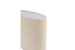 Shade oval straight slim 38-17,5-28 cm LINEN natural