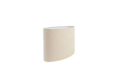 Shade oval straight slim 45-21-32 cm LINEN natural
