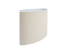 Shade oval straight slim 45-21-32 cm LINEN natural