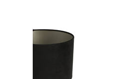 Shade cylinder 30-30-21 cm VELOURS black-taupe