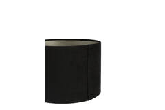 Shade cylinder 30-30-21 cm VELOURS black-taupe