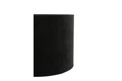 Shade cylinder 40-40-30 cm VELOURS black-taupe