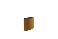 Shade oval straight slim 30-15-25 cm VELOURS cognac