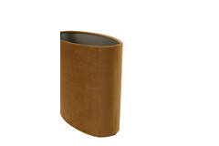Shade oval straight slim 30-15-25 cm VELOURS cognac