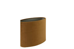 Shade oval straight slim 30-15-25 cm VELOURS cognac