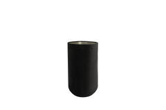 Shade oval straight slim 45-21-32 cm VELOURS black-taupe