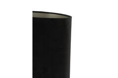 Shade oval straight slim 45-21-32 cm VELOURS black-taupe