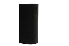 Shade oval straight slim 45-21-32 cm VELOURS black-taupe