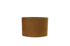Shade oval straight slim 45-21-32 cm VELOURS cognac